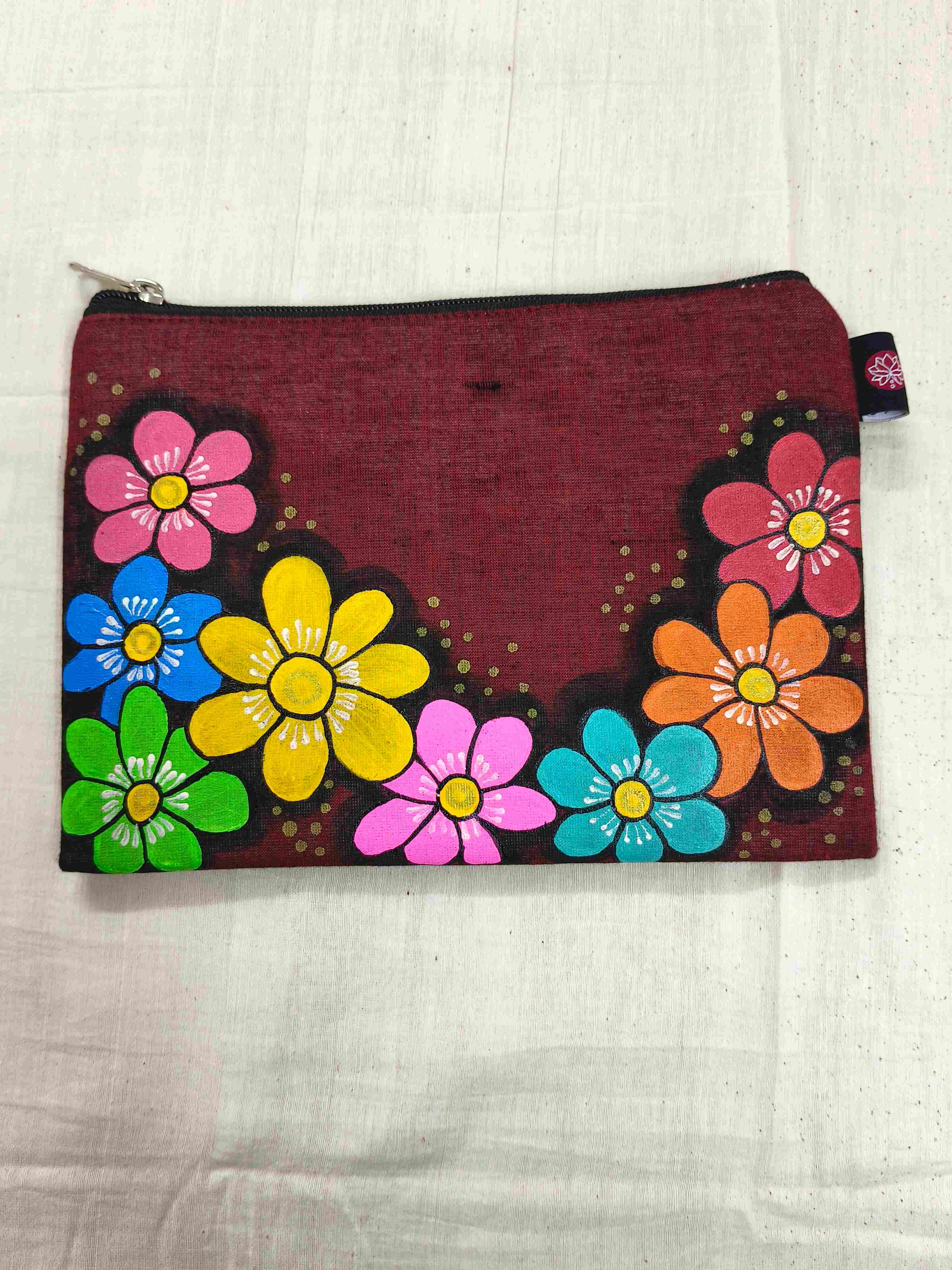 Handpainted Pouch